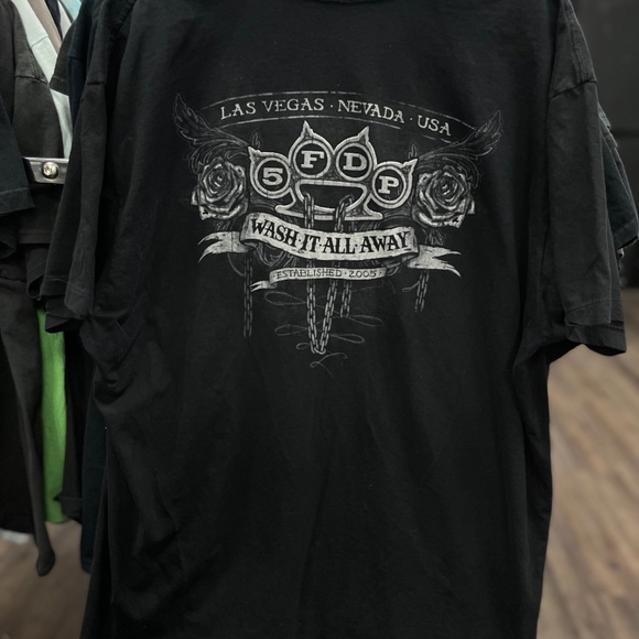 Vintage Five Finger Death Punch T-Shirt Men’s XL Black Band Tee - Picture 3 of 4